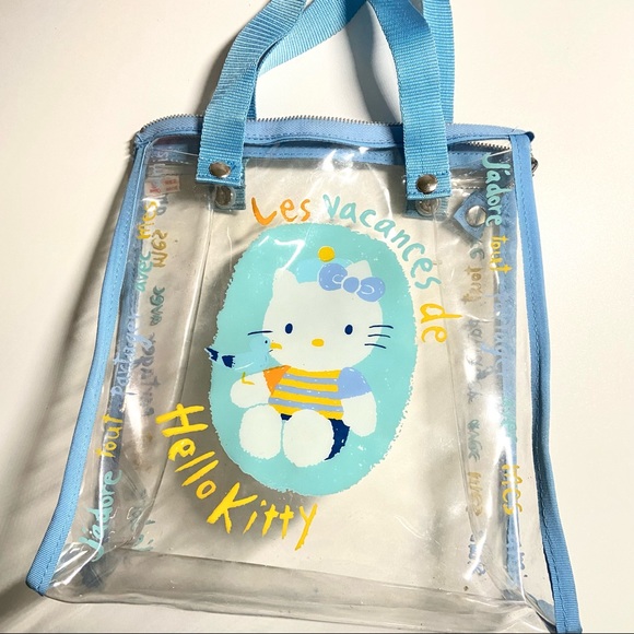 Sanrio Handbags - Vintage hello kitty clear tote